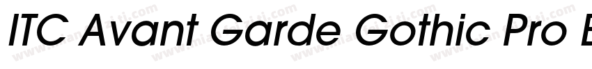 ITC Avant Garde Gothic Pro Book字体转换